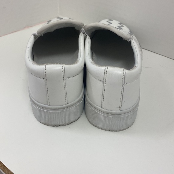 Marc Fisher Calla White Woven Flat Sneakers Size 6 - Picture 5 of 6